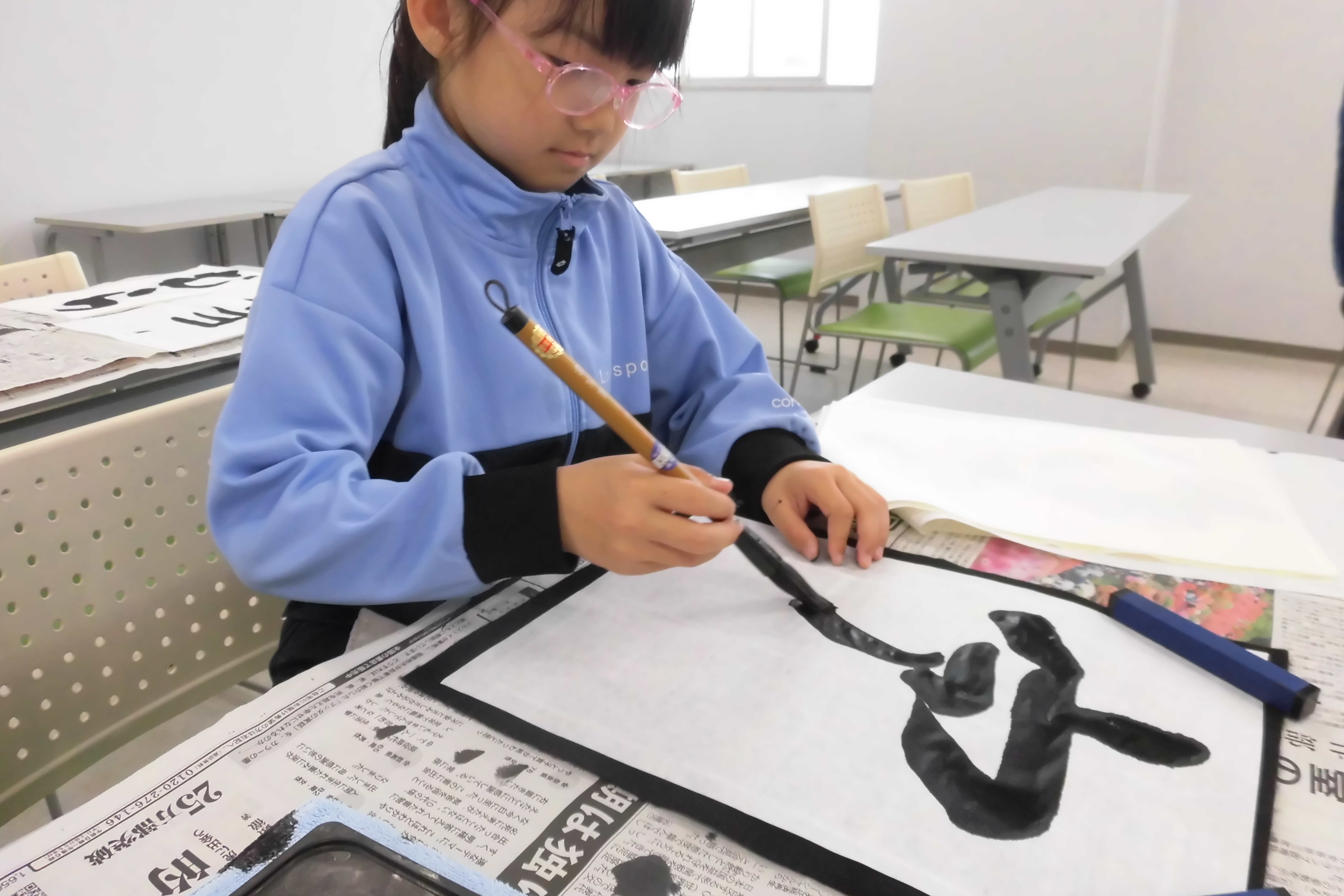 字を習うのは楽しいです♪