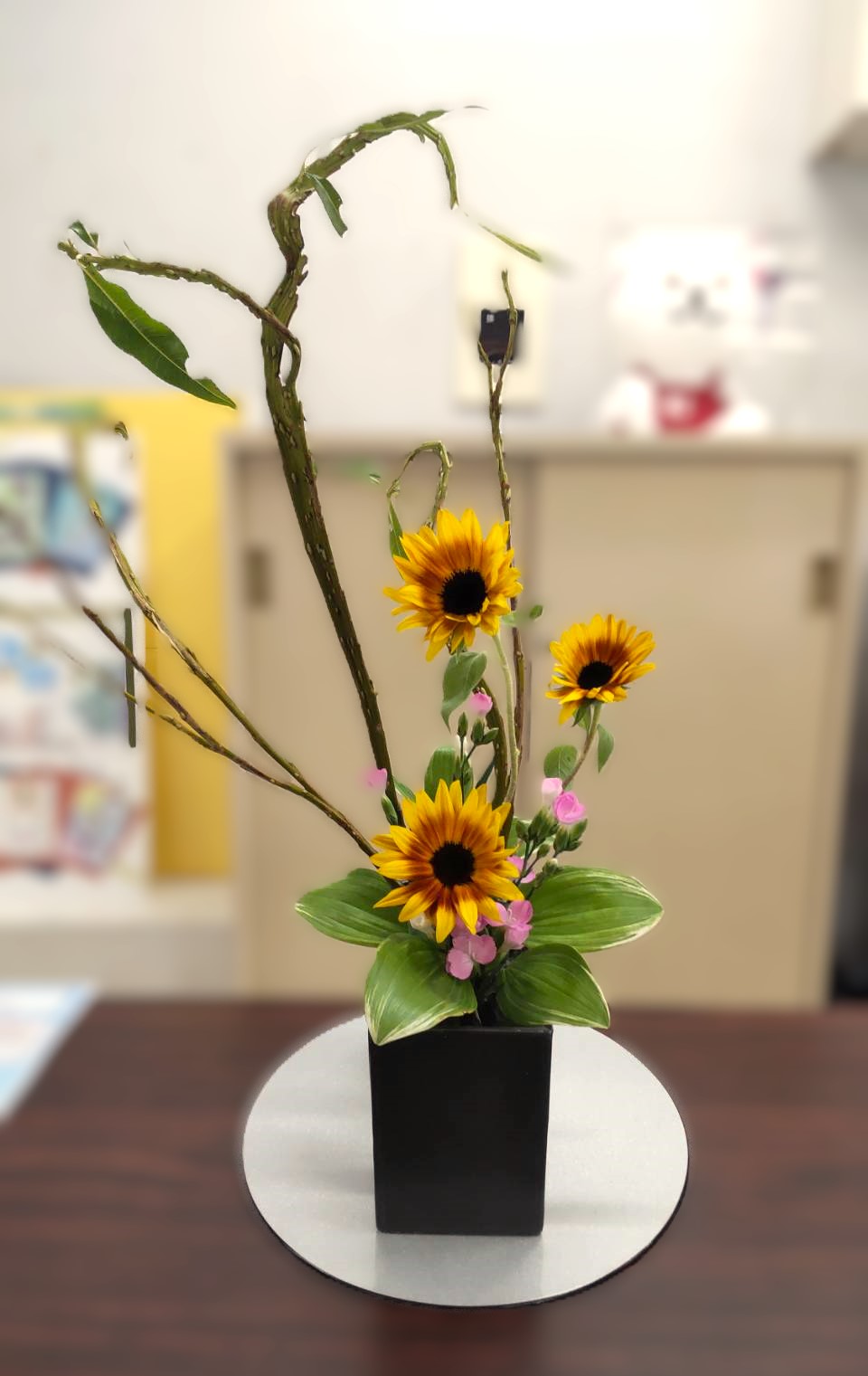 石化柳・ひまわり・ナデシコ・ナルコラン