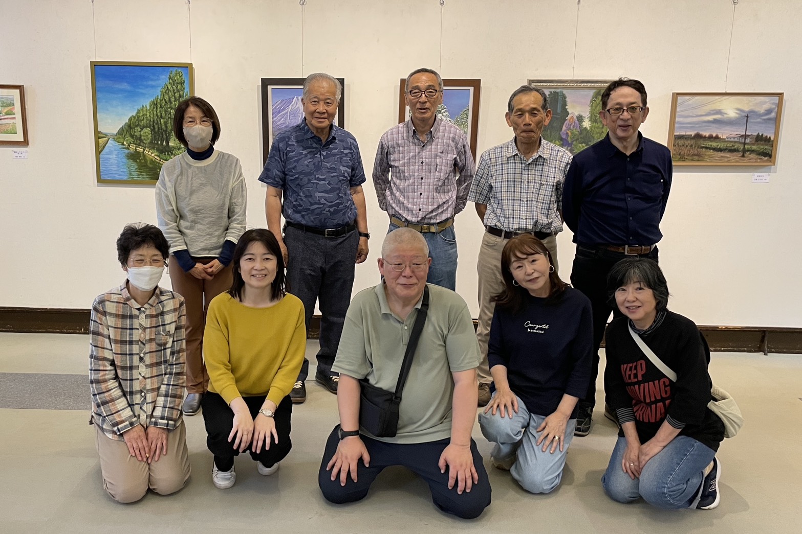 札幌資料館ギャラリーにて